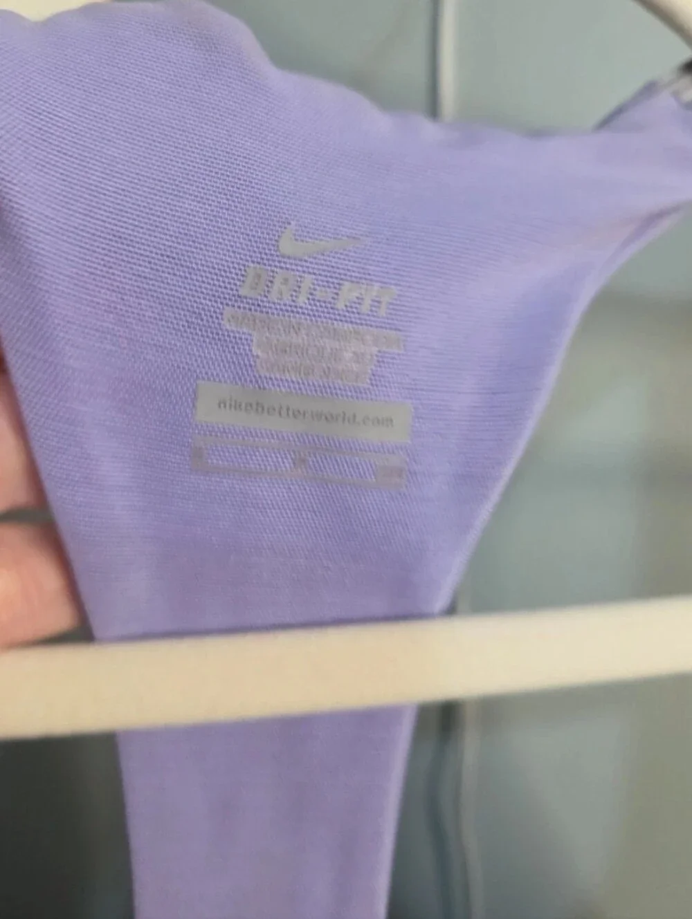 Nike Lavender Racerback Tennis Tank with Light Gray Trim
